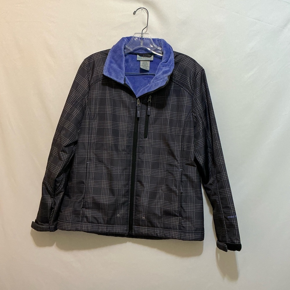 Free Country Ski & Snow Jacket Black and Blue